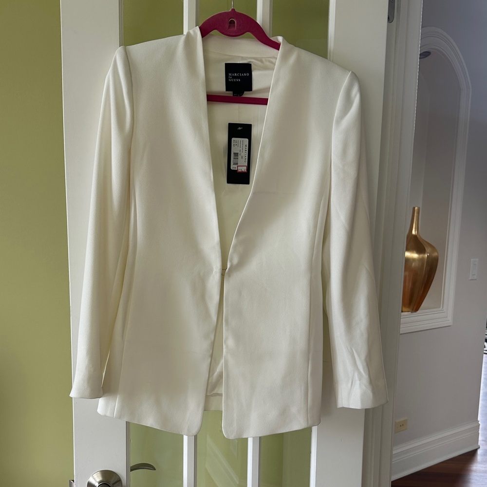 Marciano  Cream Tailored Blazer